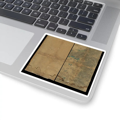 Unidentified artist - Map of China - unknown v5 - STICKER Vinyl Kiss-Cut Decal