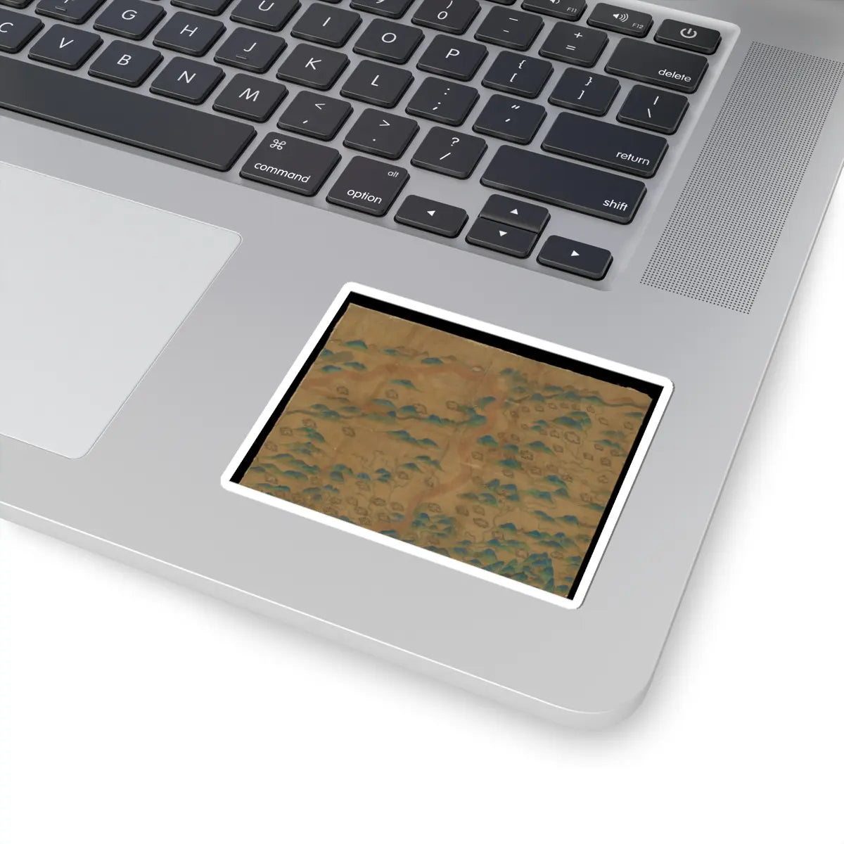 Unidentified artist - Map of China - unknown v6 - STICKER Vinyl Kiss-Cut Decal