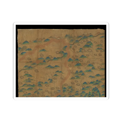Unidentified artist - Map of China - unknown v6 - STICKER Vinyl Kiss-Cut Decal