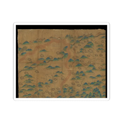 Unidentified artist - Map of China - unknown v6 - STICKER Vinyl Kiss-Cut Decal