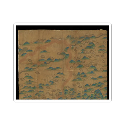 Unidentified artist - Map of China - unknown v6 - STICKER Vinyl Kiss-Cut Decal