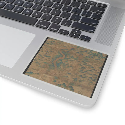 Unidentified artist - Map of China - unknown v7 - STICKER Vinyl Kiss-Cut Decal