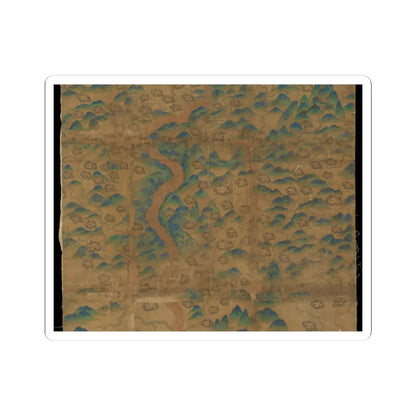 Unidentified artist - Map of China - unknown v7 - STICKER Vinyl Kiss-Cut Decal