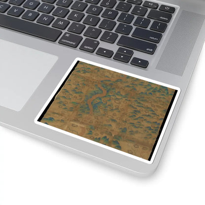 Unidentified artist - Map of China - unknown v7 - STICKER Vinyl Kiss-Cut Decal