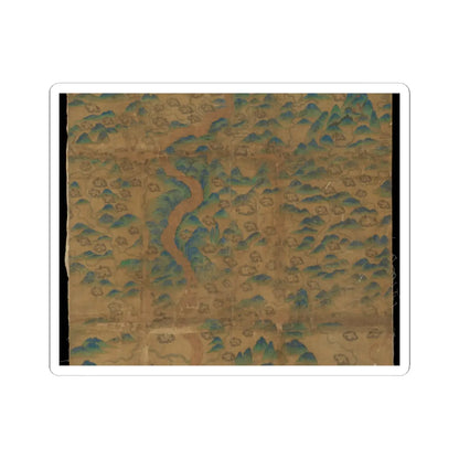 Unidentified artist - Map of China - unknown v7 - STICKER Vinyl Kiss-Cut Decal