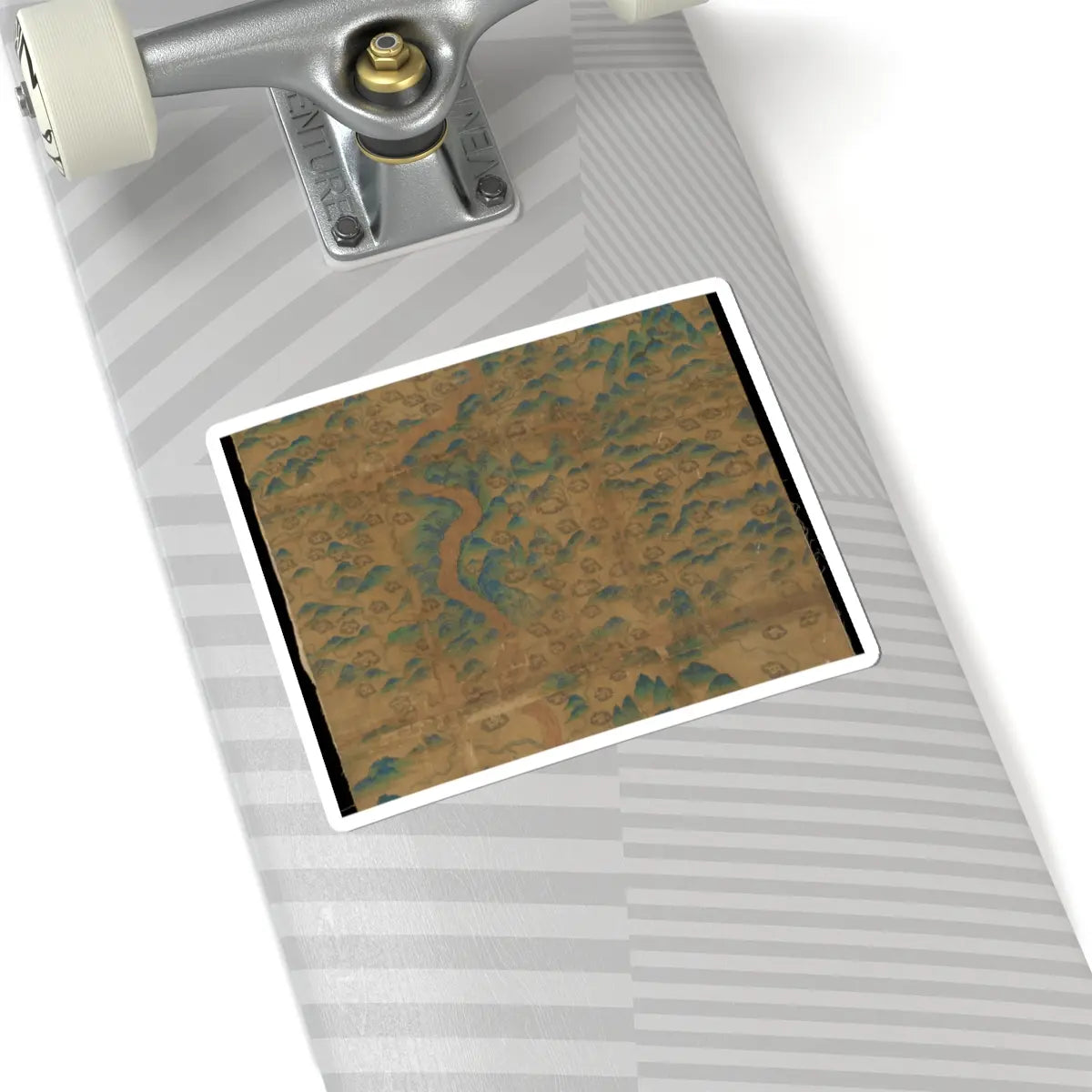 Unidentified artist - Map of China - unknown v7 - STICKER Vinyl Kiss-Cut Decal