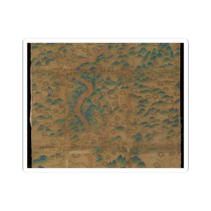 Unidentified artist - Map of China - unknown v7 - STICKER Vinyl Kiss-Cut Decal