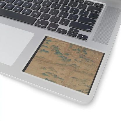 Unidentified artist - Map of China - unknown v8 - STICKER Vinyl Kiss-Cut Decal