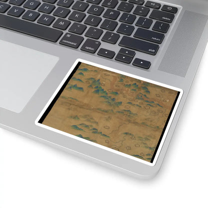 Unidentified artist - Map of China - unknown v8 - STICKER Vinyl Kiss-Cut Decal