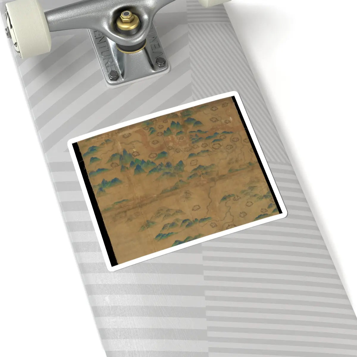 Unidentified artist - Map of China - unknown v8 - STICKER Vinyl Kiss-Cut Decal
