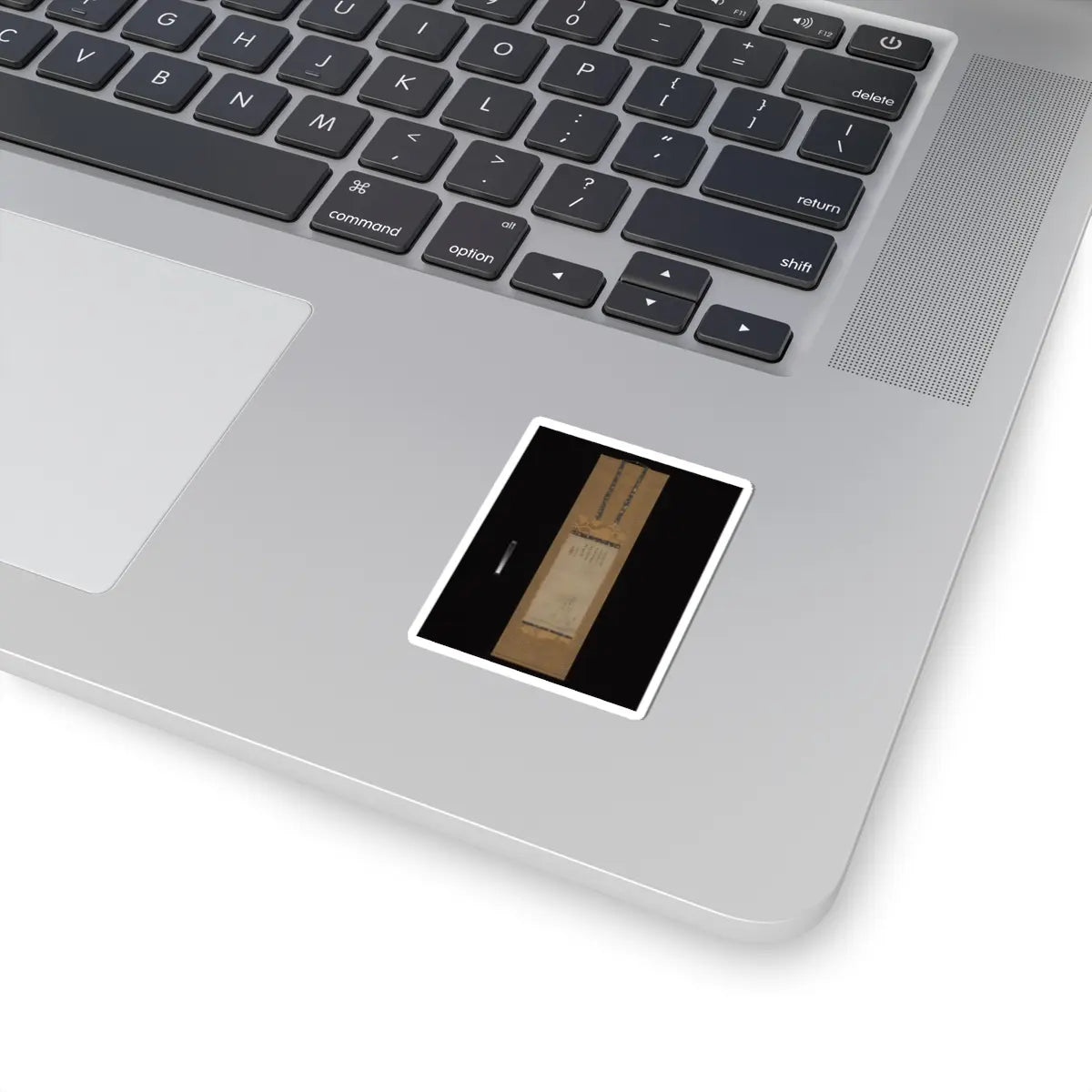 Unidentified artist - Mending clothes by daylight - calligraphy datable to 1240s v2 - STICKER Vinyl Kiss-Cut Decal