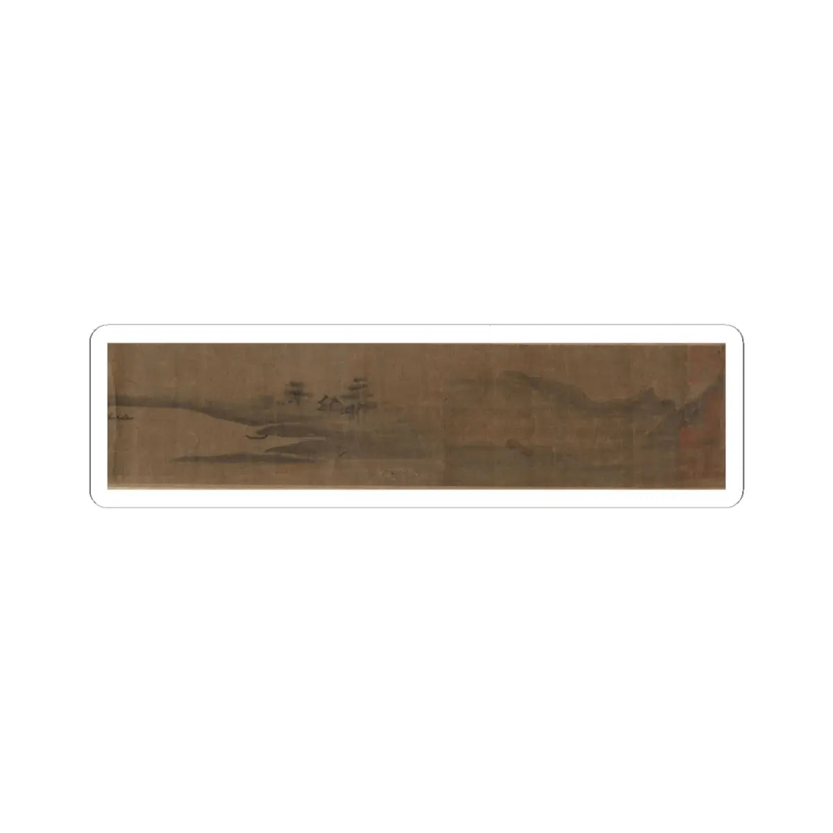 Unidentified artist - Miniature Landscape - unknown v1 - STICKER Vinyl Kiss-Cut Decal