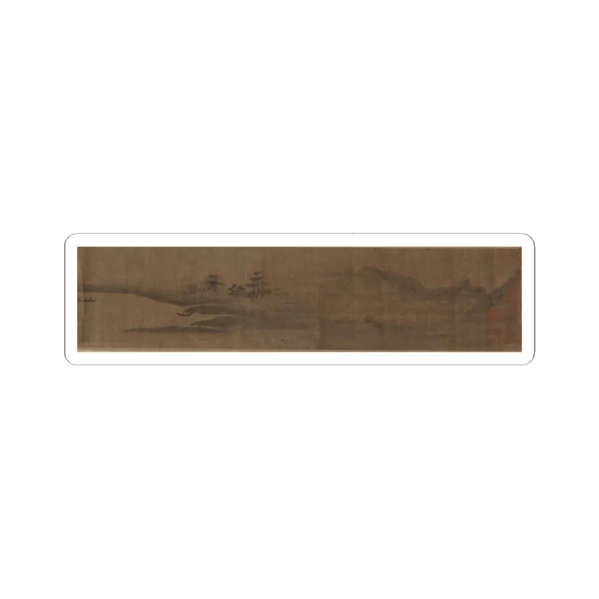 Unidentified artist - Miniature Landscape - unknown v1 - STICKER Vinyl Kiss-Cut Decal