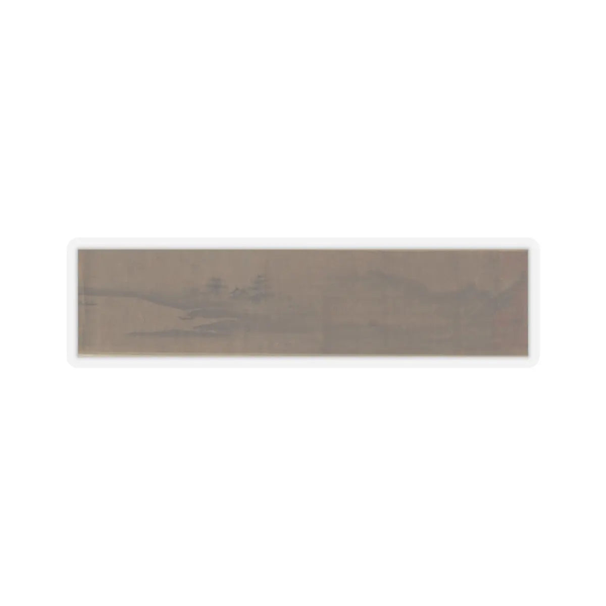 Unidentified artist - Miniature Landscape - unknown v1 - STICKER Vinyl Kiss-Cut Decal
