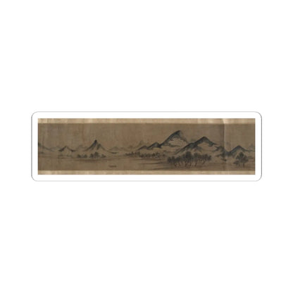 Unidentified artist - Miniature Landscape - unknown v14 - STICKER Vinyl Kiss-Cut Decal