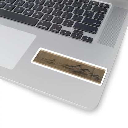 Unidentified artist - Miniature Landscape - unknown v14 - STICKER Vinyl Kiss-Cut Decal