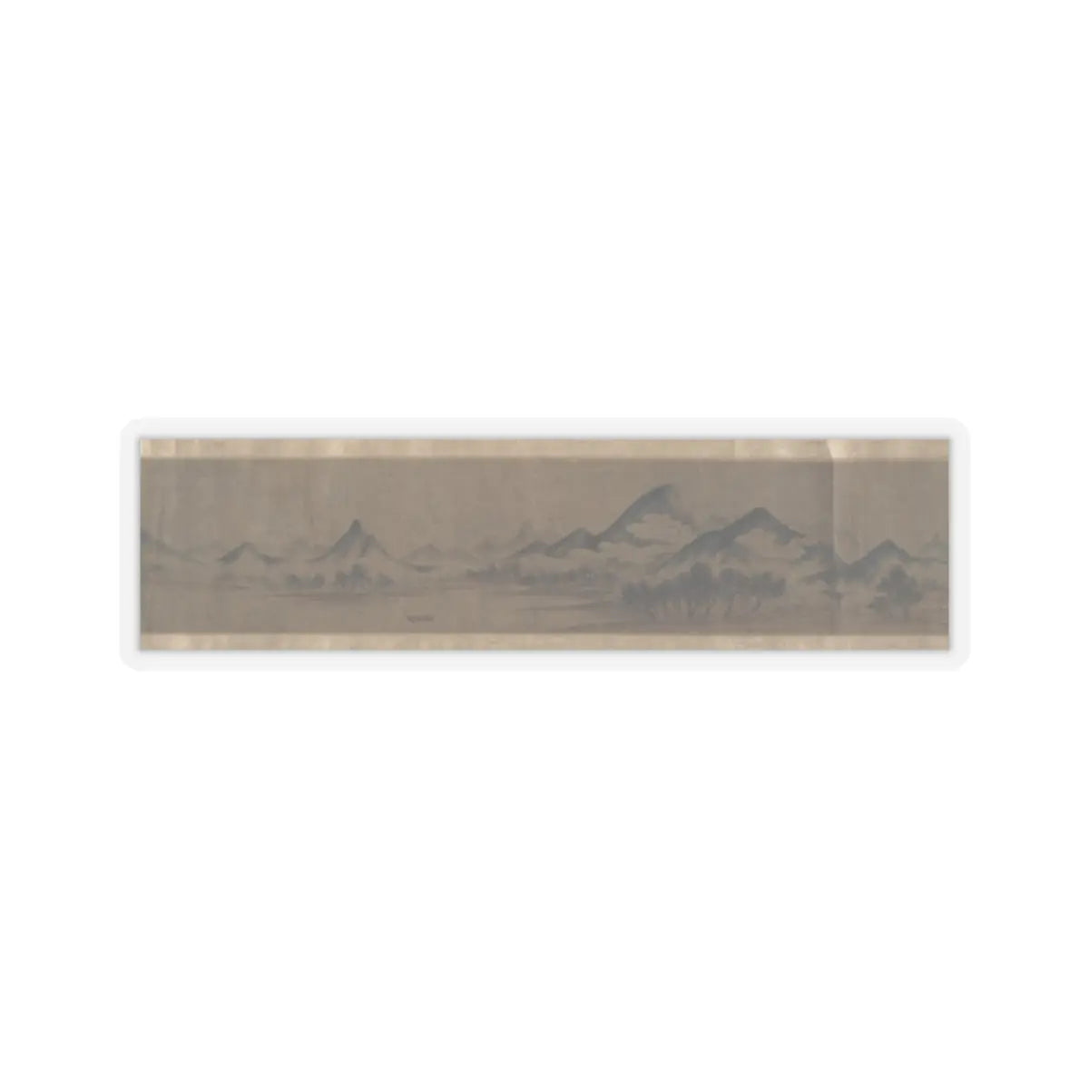 Unidentified artist - Miniature Landscape - unknown v14 - STICKER Vinyl Kiss-Cut Decal