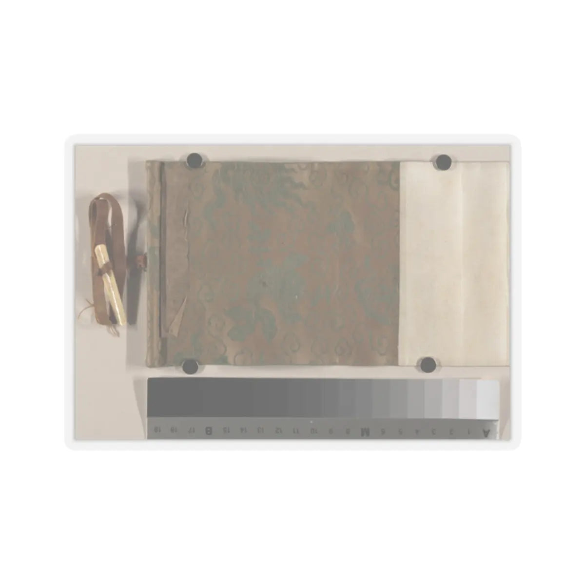 Unidentified artist - Miniature Landscape - unknown v2 - STICKER Vinyl Kiss-Cut Decal