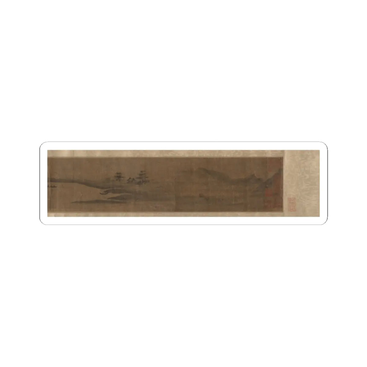 Unidentified artist - Miniature Landscape - unknown v5 - STICKER Vinyl Kiss-Cut Decal