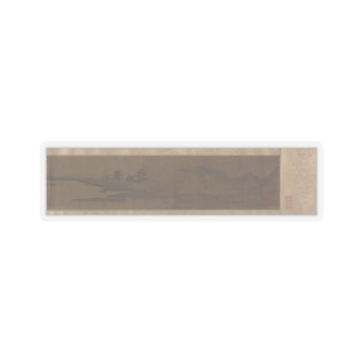 Unidentified artist - Miniature Landscape - unknown v5 - STICKER Vinyl Kiss-Cut Decal