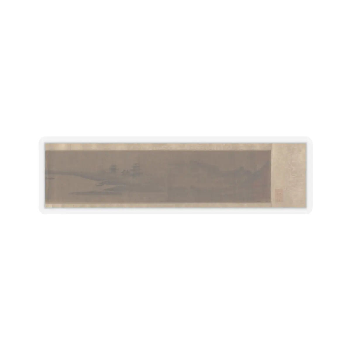 Unidentified artist - Miniature Landscape - unknown v5 - STICKER Vinyl Kiss-Cut Decal
