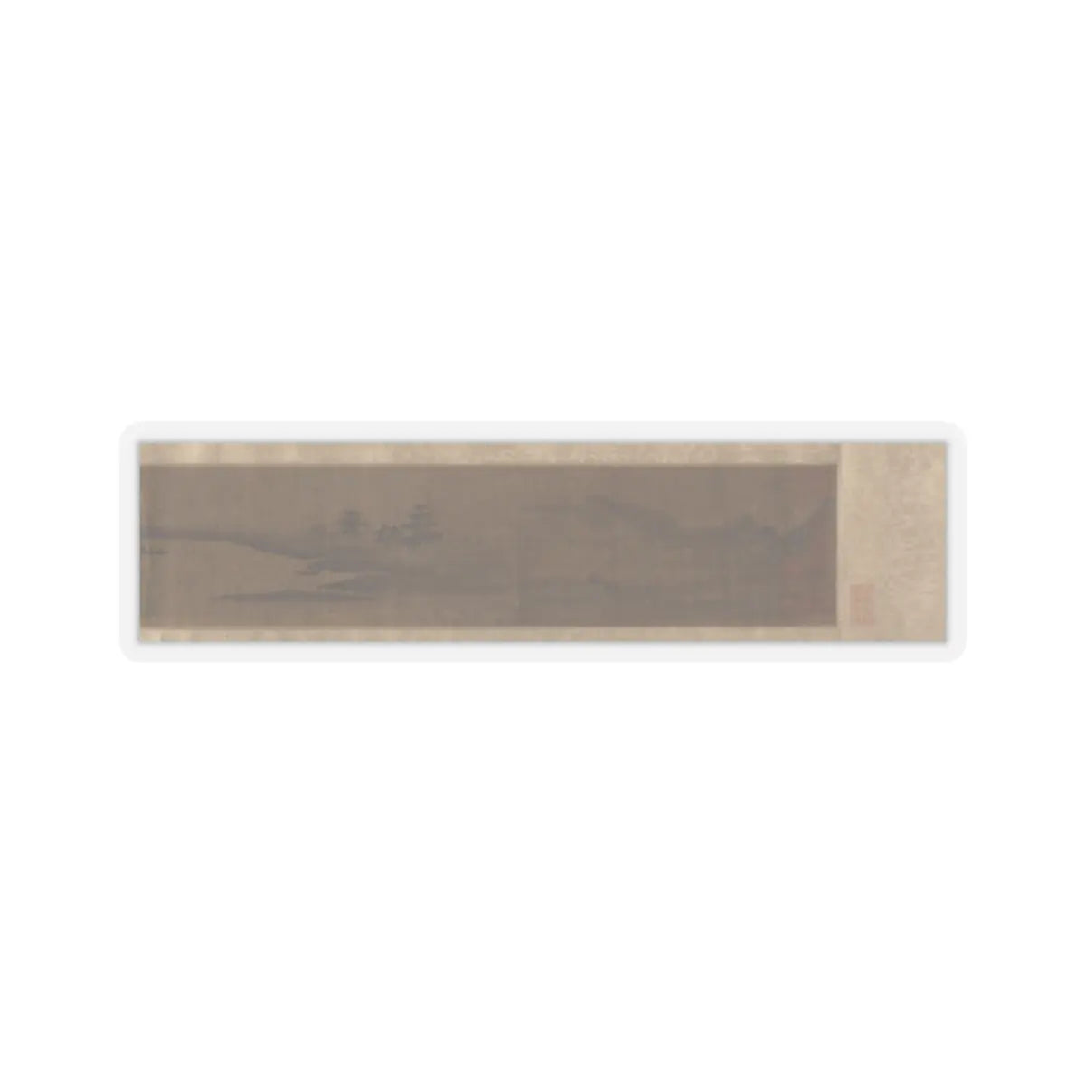 Unidentified artist - Miniature Landscape - unknown v5 - STICKER Vinyl Kiss-Cut Decal