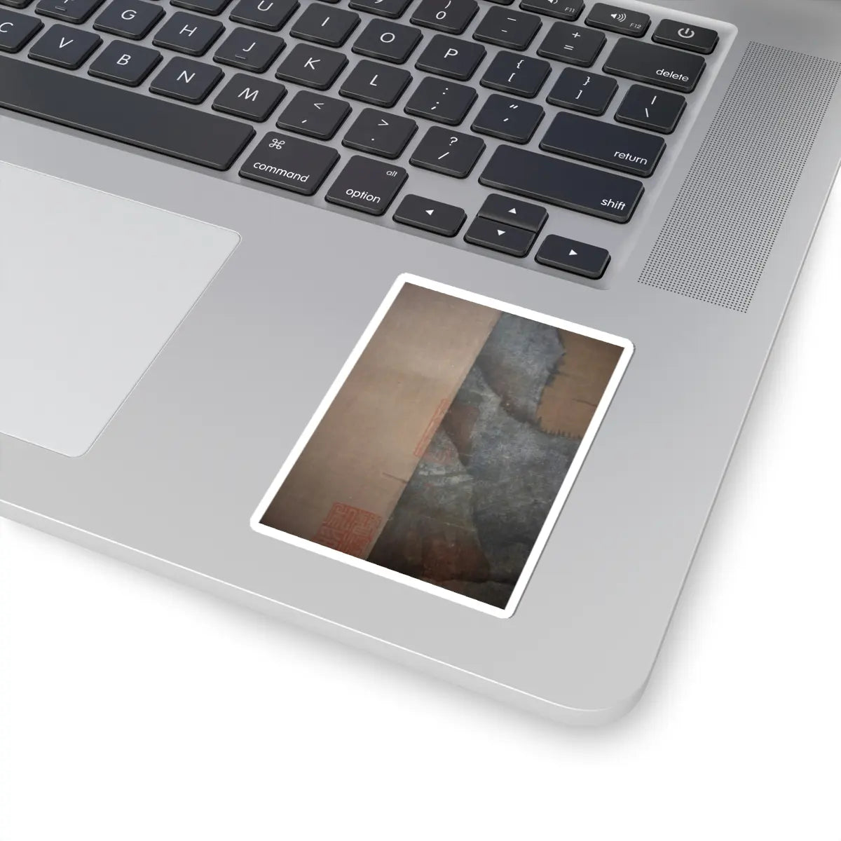 Unidentified artist - Misty Landscape - unknown v10 - STICKER Vinyl Kiss-Cut Decal