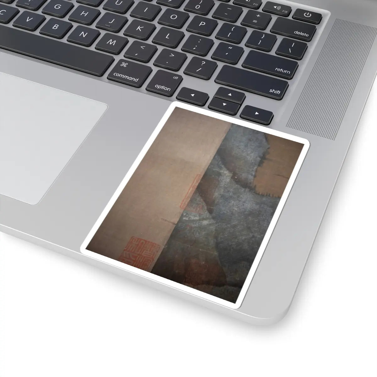 Unidentified artist - Misty Landscape - unknown v10 - STICKER Vinyl Kiss-Cut Decal