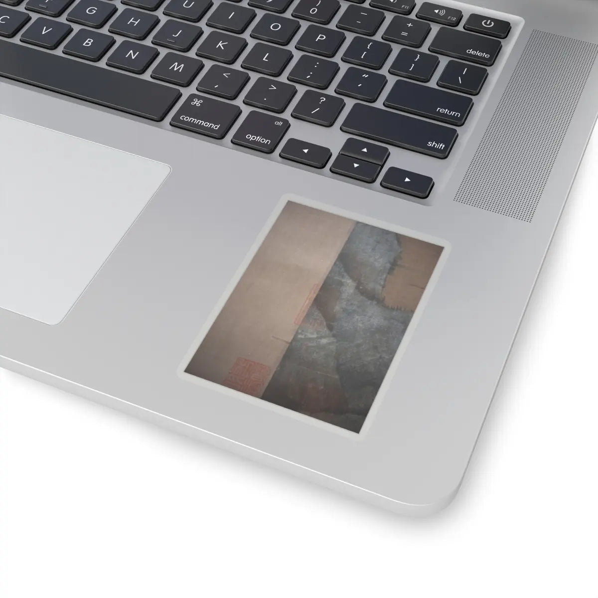 Unidentified artist - Misty Landscape - unknown v10 - STICKER Vinyl Kiss-Cut Decal