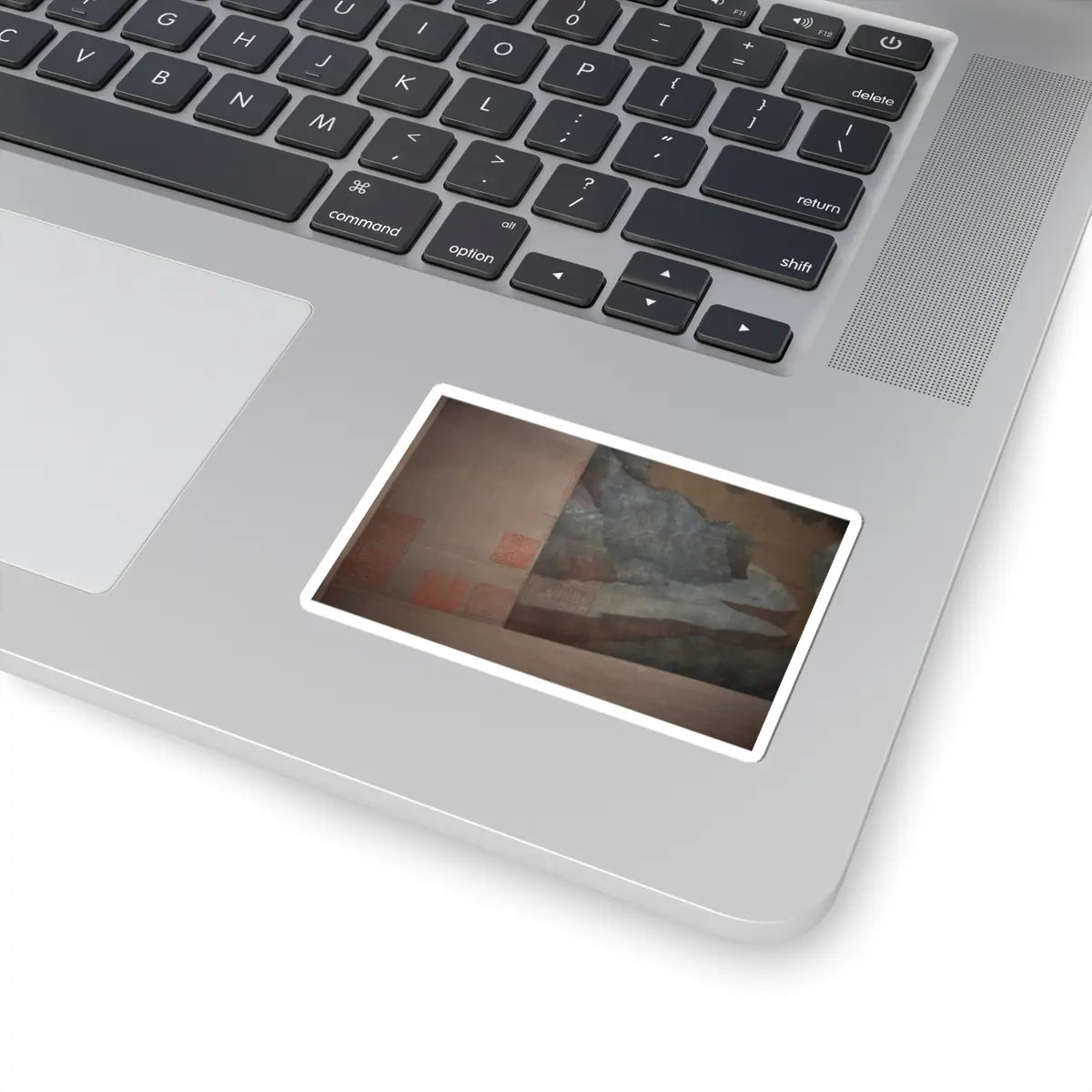 Unidentified artist - Misty Landscape - unknown v11 - STICKER Vinyl Kiss-Cut Decal