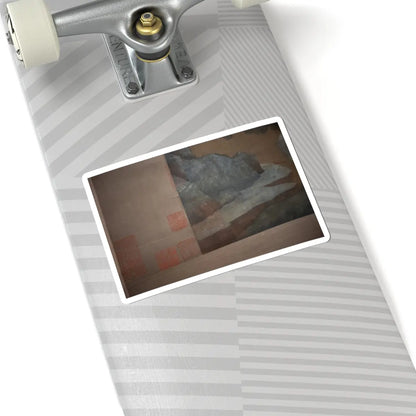 Unidentified artist - Misty Landscape - unknown v11 - STICKER Vinyl Kiss-Cut Decal