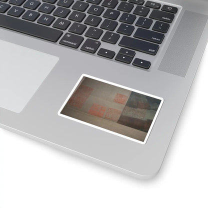 Unidentified artist - Misty Landscape - unknown v12 - STICKER Vinyl Kiss-Cut Decal