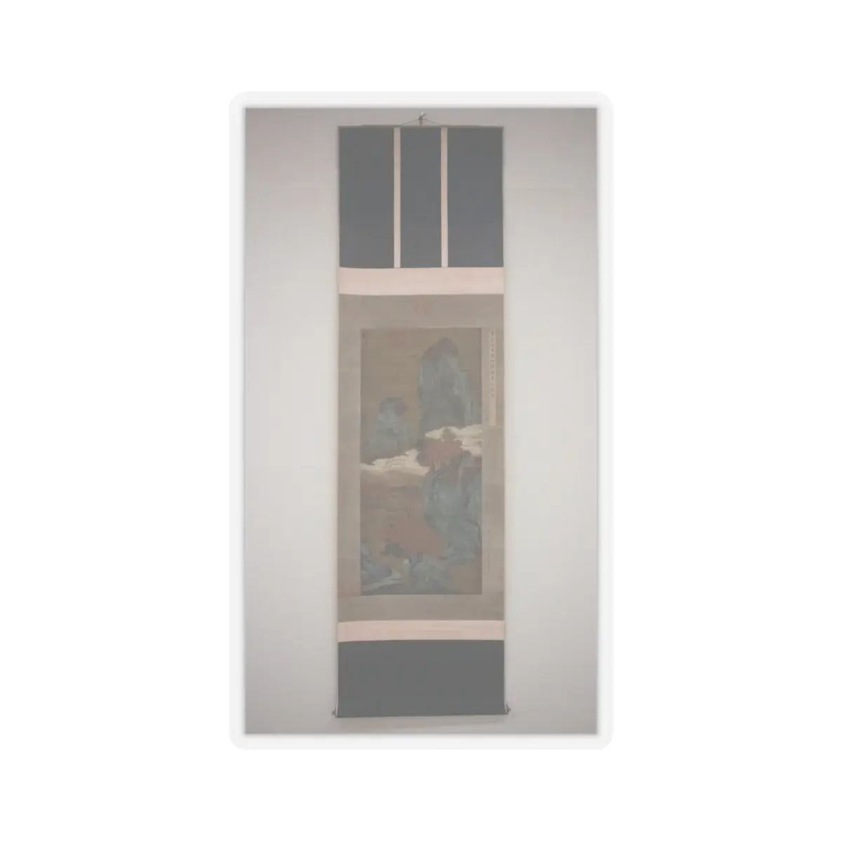 Unidentified artist - Misty Landscape - unknown v2 - STICKER Vinyl Kiss-Cut Decal