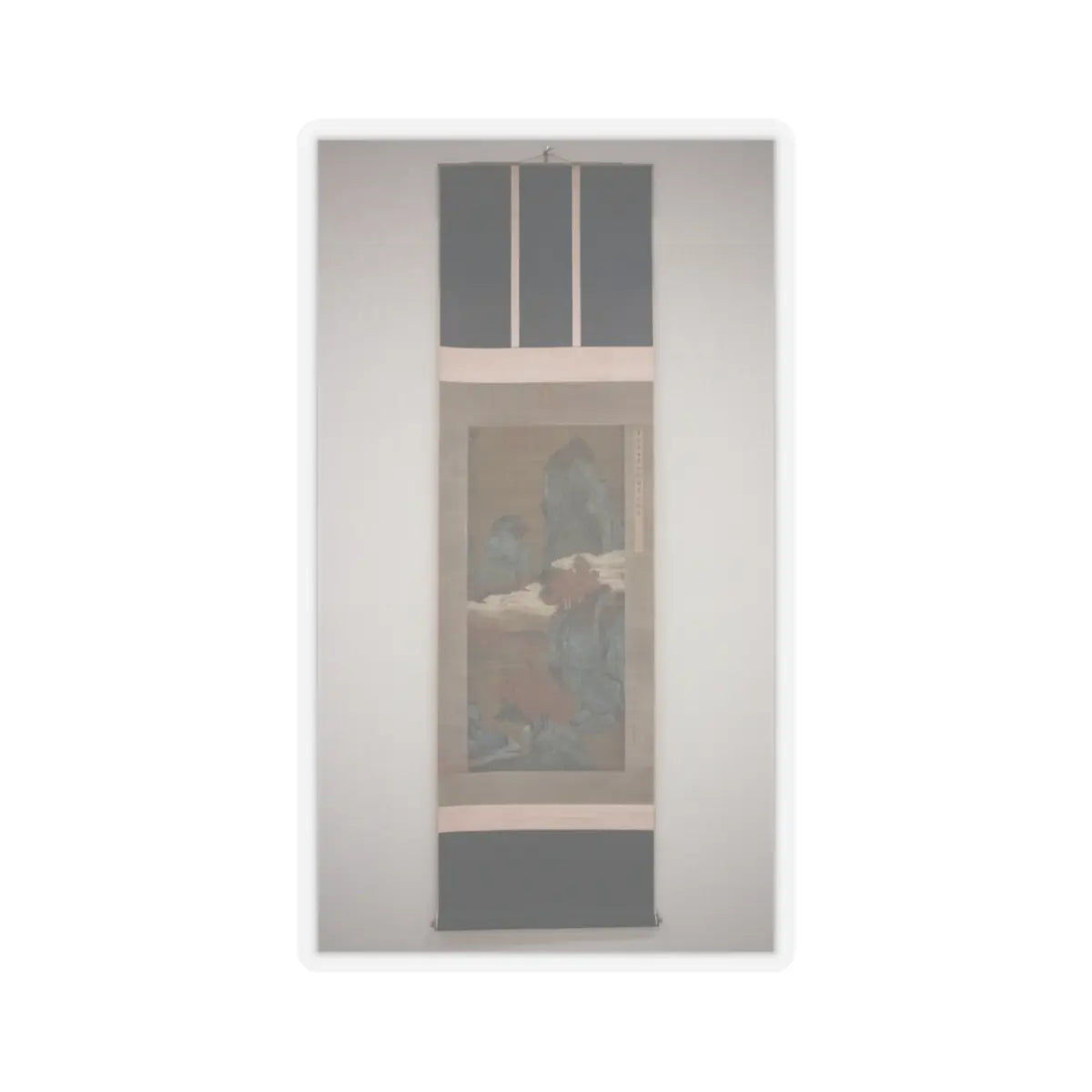 Unidentified artist - Misty Landscape - unknown v2 - STICKER Vinyl Kiss-Cut Decal