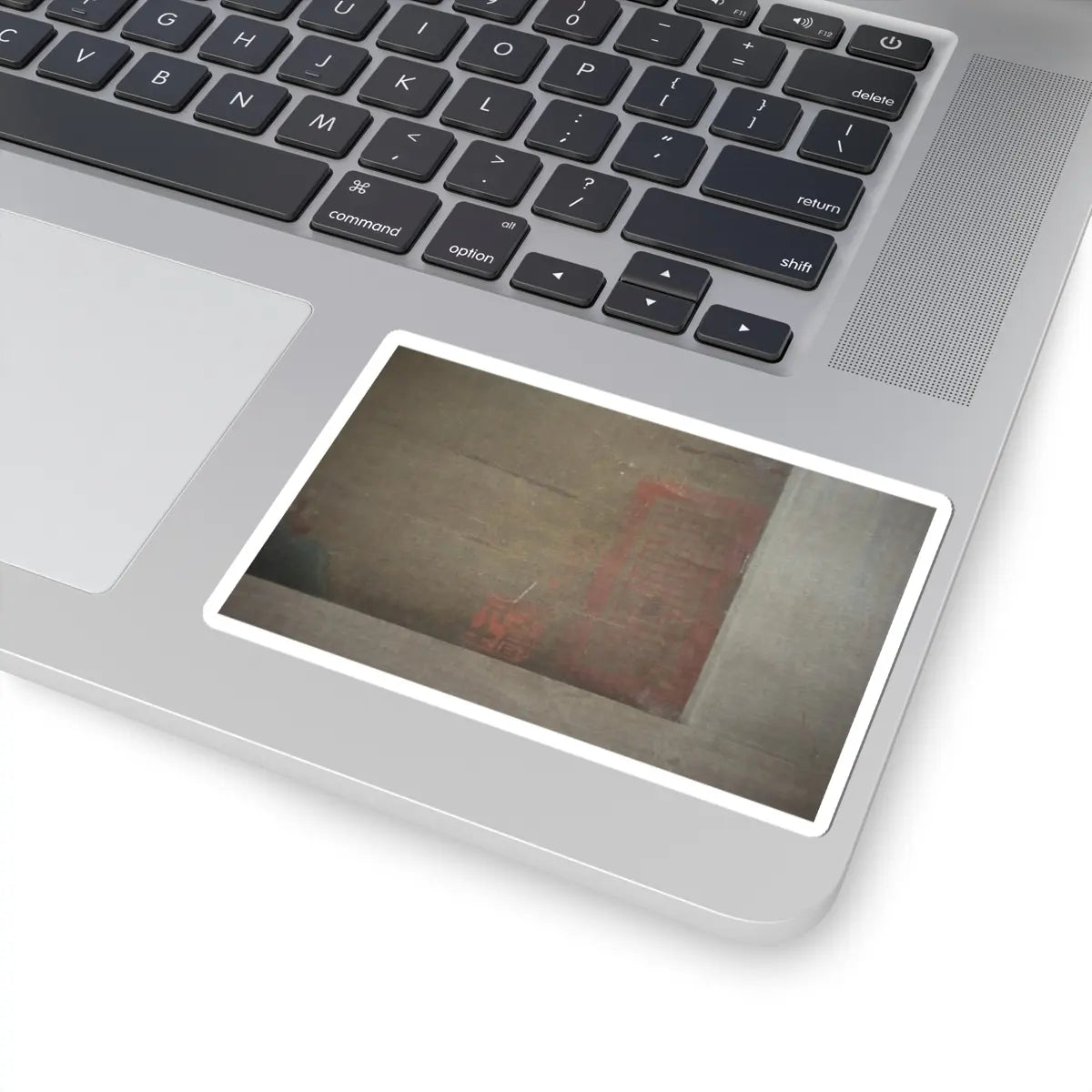 Unidentified artist - Misty Landscape - unknown v9 - STICKER Vinyl Kiss-Cut Decal