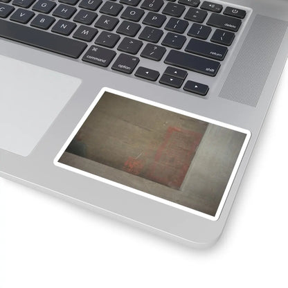 Unidentified artist - Misty Landscape - unknown v9 - STICKER Vinyl Kiss-Cut Decal