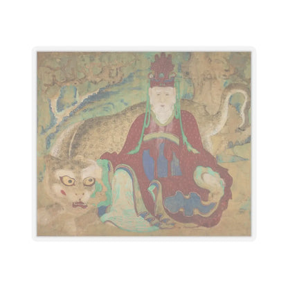Unidentified artist - Mountain god with tiger - late 19th century v2 - STICKER Vinyl Kiss-Cut Decal