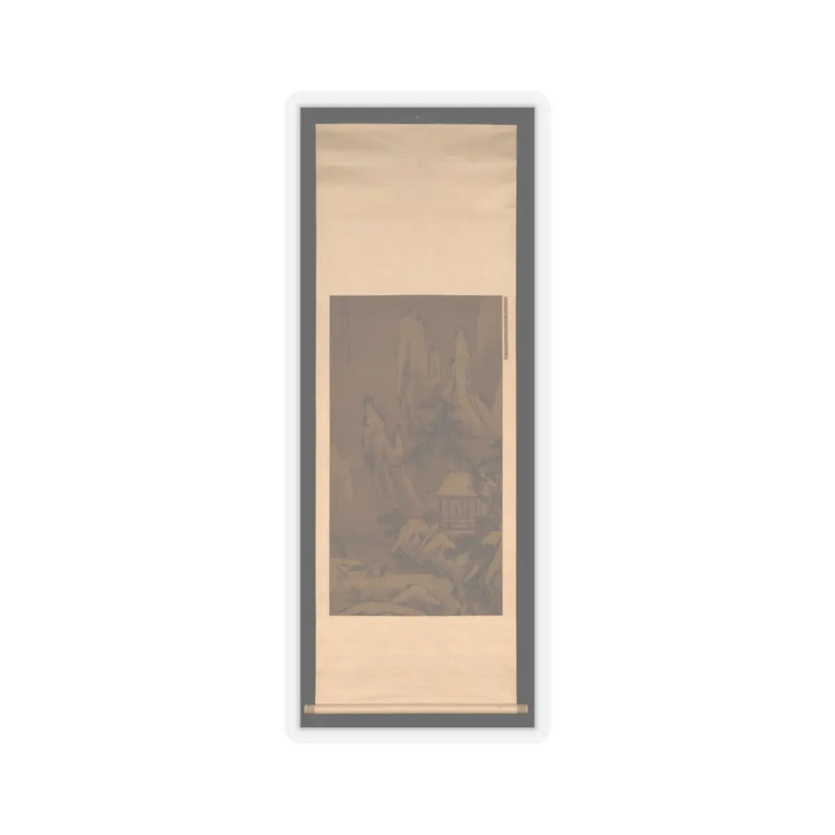 Unidentified artist - Mountain Retreat - mid-16th century v2 - STICKER Vinyl Kiss-Cut Decal