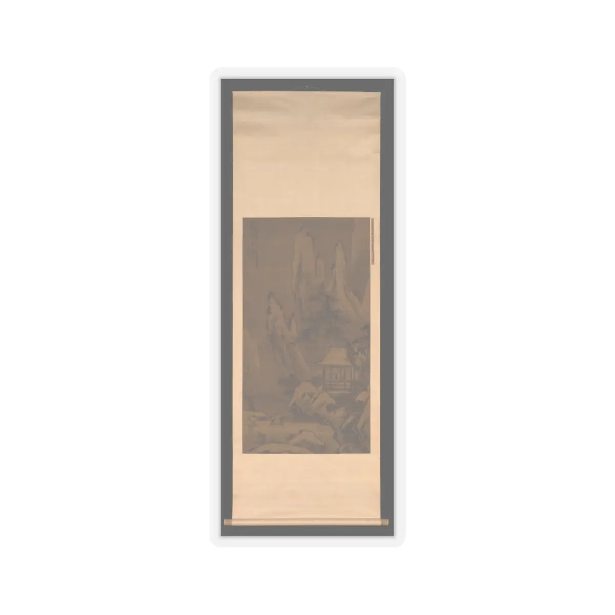 Unidentified artist - Mountain Retreat - mid-16th century v2 - STICKER Vinyl Kiss-Cut Decal
