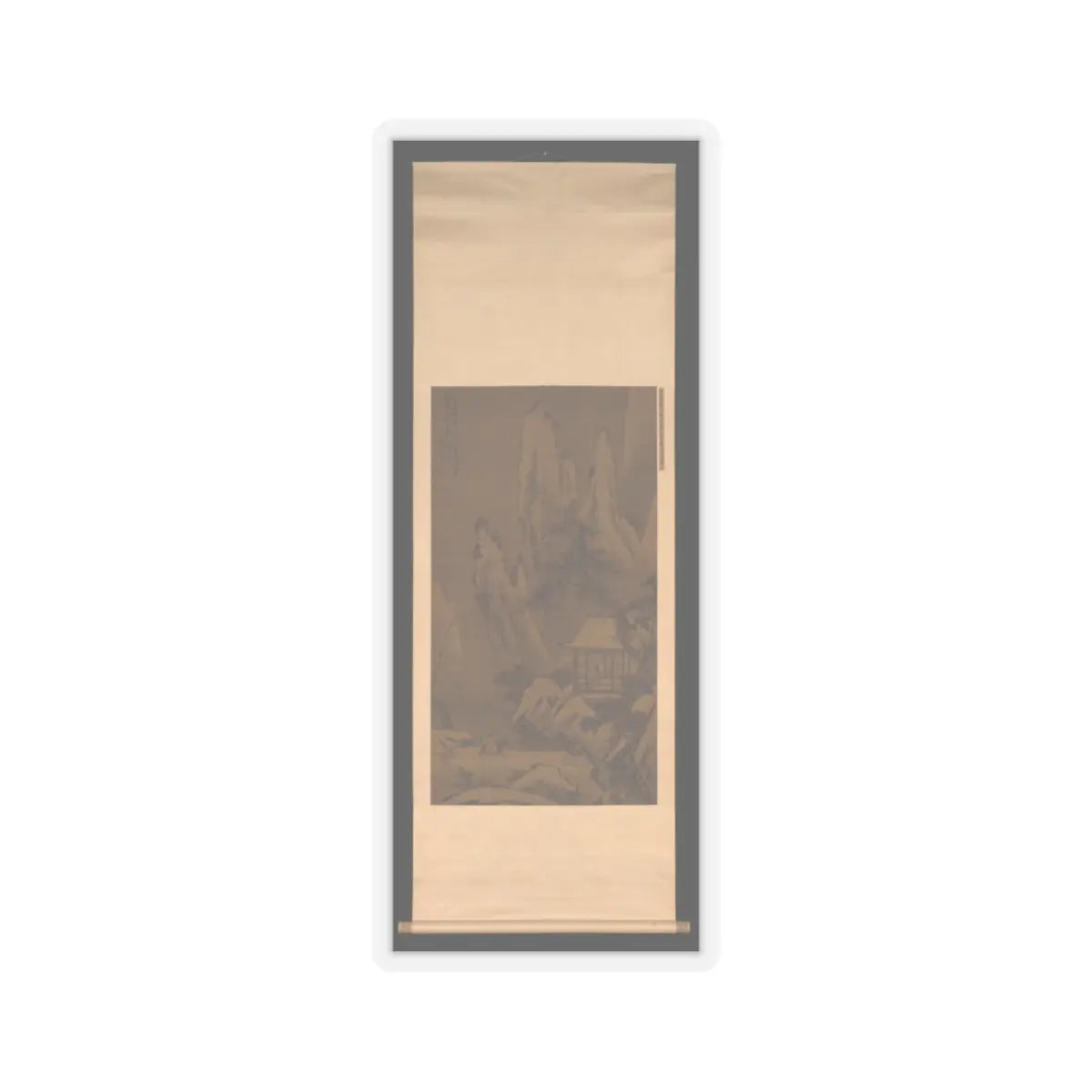 Unidentified artist - Mountain Retreat - mid-16th century v2 - STICKER Vinyl Kiss-Cut Decal