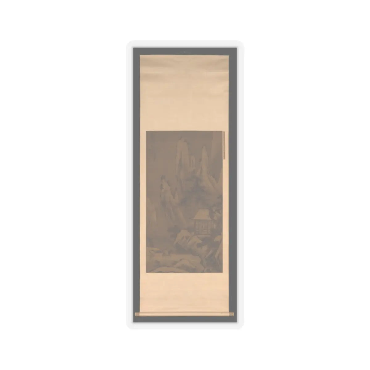 Unidentified artist - Mountain Retreat - mid-16th century v2 - STICKER Vinyl Kiss-Cut Decal