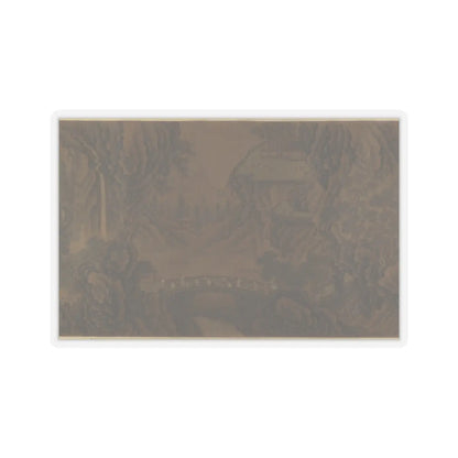 Unidentified artist - Mountain Scenery - unknown v13 - STICKER Vinyl Kiss-Cut Decal