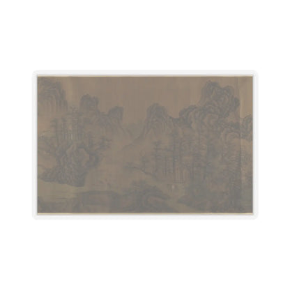 Unidentified artist - Mountain Scenery - unknown v8 - STICKER Vinyl Kiss-Cut Decal