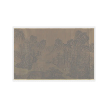 Unidentified artist - Mountain Scenery - unknown v8 - STICKER Vinyl Kiss-Cut Decal