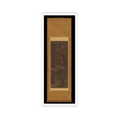 Unidentified artist - Mountains and Pavilions - unknown v2 - STICKER Vinyl Kiss-Cut Decal