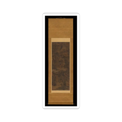 Unidentified artist - Mountains and Pavilions - unknown v2 - STICKER Vinyl Kiss-Cut Decal