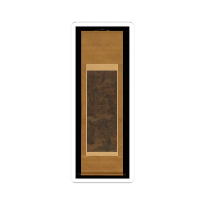 Unidentified artist - Mountains and Pavilions - unknown v2 - STICKER Vinyl Kiss-Cut Decal