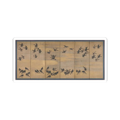 Unidentified artist - Mynah Birds - early 17th century v3 - STICKER Vinyl Kiss-Cut Decal