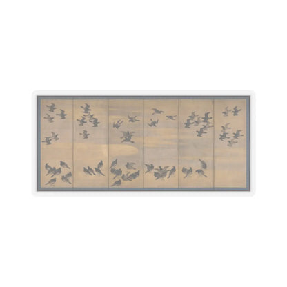 Unidentified artist - Mynah Birds - early 17th century v3 - STICKER Vinyl Kiss-Cut Decal
