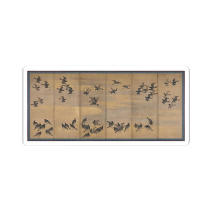 Unidentified artist - Mynah Birds - early 17th century v3 - STICKER Vinyl Kiss-Cut Decal